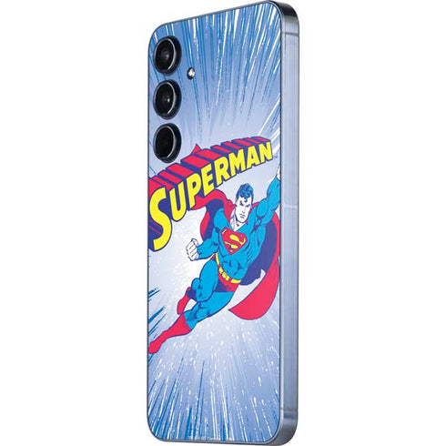 DC Comics Superman Vintage Action Pose Galaxy A55 5G Skin