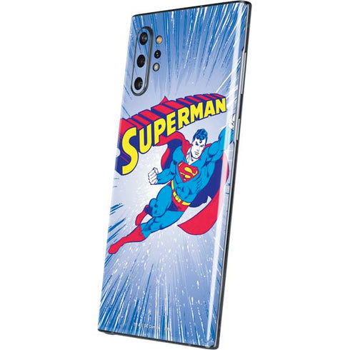 DC Comics Superman Vintage Action Pose Galaxy Note 10 Plus Skin