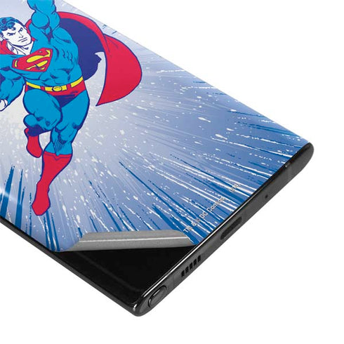 DC Comics Superman Vintage Action Pose Galaxy Note 10 Plus Skin