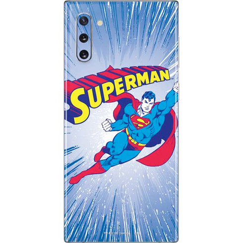 DC Comics Superman Vintage Action Pose Galaxy Note 10 Skin