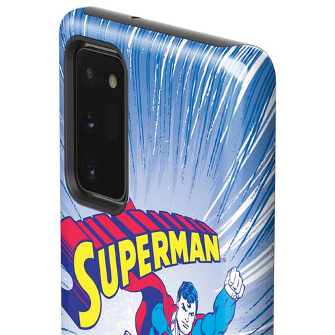 DC Comics Superman Vintage Action Pose Galaxy Note20 5G Pro Case