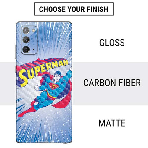 DC Comics Superman Vintage Action Pose Galaxy Note20 5G Skin