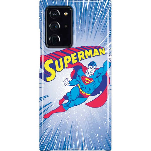 DC Comics Superman Vintage Action Pose Galaxy Cases
