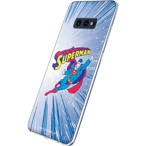DC Comics Superman Vintage Action Pose Galaxy S10e Skin