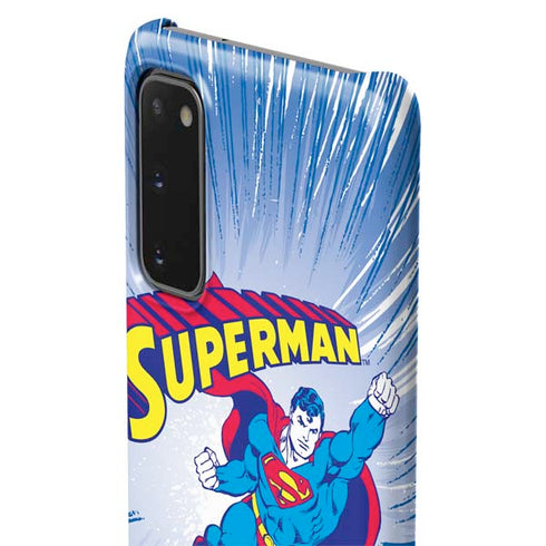 DC Comics Superman Vintage Action Pose Galaxy S20 Lite Case