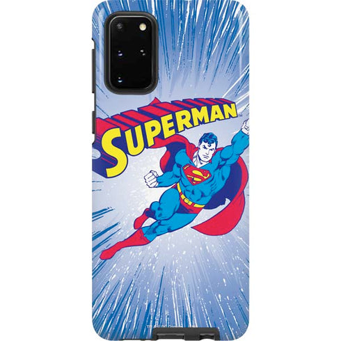 DC Comics Superman Vintage Action Pose Galaxy S20 Plus Pro Case