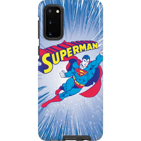 DC Comics Superman Vintage Action Pose Galaxy S20 Pro Case
