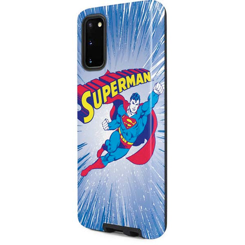 DC Comics Superman Vintage Action Pose Galaxy S20 Pro Case