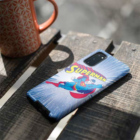 DC Comics Superman Vintage Action Pose Galaxy S20 Pro Case