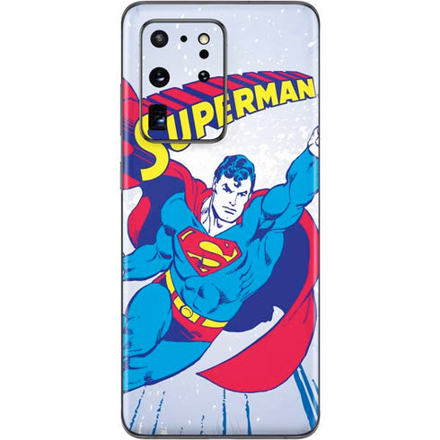 DC Comics Superman Vintage Action Pose Galaxy S20 Ultra 5G Skin