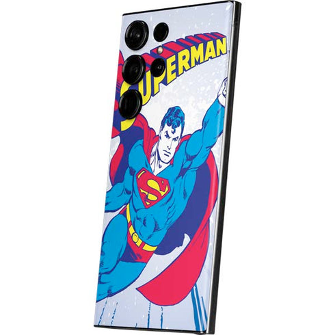 DC Comics Superman Vintage Action Pose Galaxy Skins