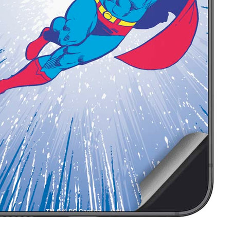 DC Comics Superman Vintage Action Pose Galaxy S24 Plus Skin