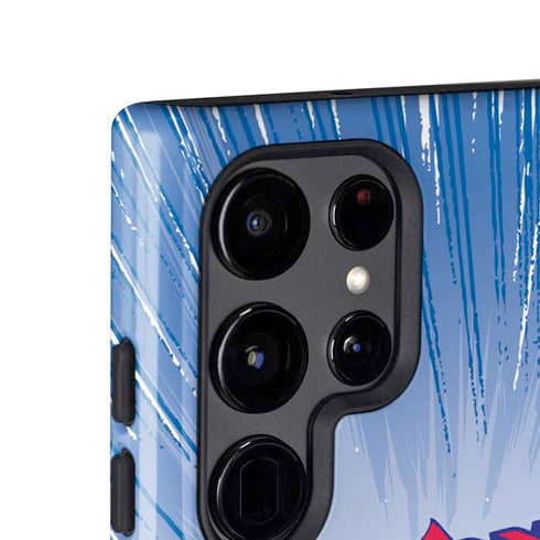 DC Comics Superman Vintage Action Pose Galaxy S25 Ultra Impact Case