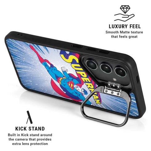 DC Comics Superman Vintage Action Pose Galaxy S24 Ultra Kickstand Case