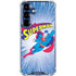 DC Comics Superman Vintage Action Pose Galaxy S25 Clear Case