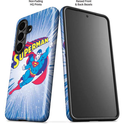 DC Comics Superman Vintage Action Pose Galaxy S26 Impact Case
