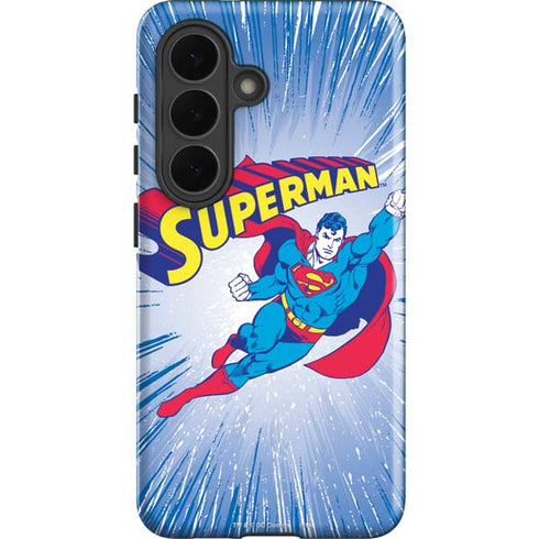 DC Comics Superman Vintage Action Pose Galaxy S26 Plus Impact Case