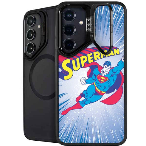 DC Comics Superman Vintage Action Pose Galaxy S26 Plus Kickstand Case