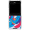 DC Comics Superman Vintage Action Pose Galaxy Z Flip6 Clear Case