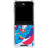DC Comics Superman Vintage Action Pose Galaxy Z Flip6 Clear Case