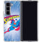 DC Comics Superman Vintage Action Pose Galaxy Z Fold5 5G Clear Case