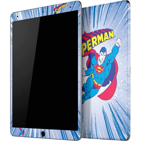 DC Comics Superman Vintage Action Pose iPad Skins