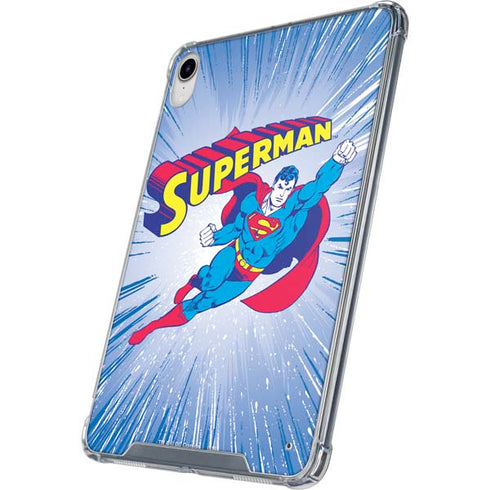 DC Comics Superman Vintage Action Pose iPad 11th Gen (2025) Clear Case