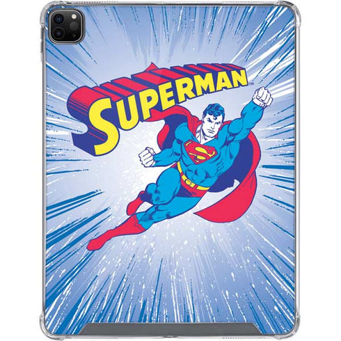 DC Comics Superman Vintage Action Pose iPad Cases