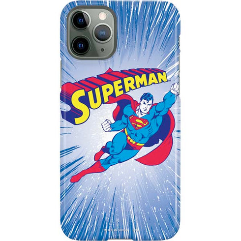 DC Comics Superman Vintage Action Pose iPhone 11 Pro Lite Case