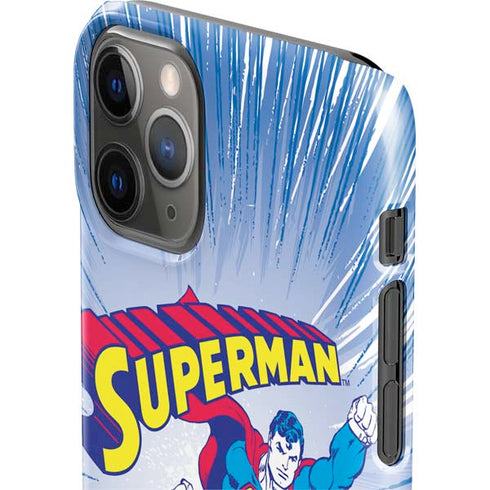 DC Comics Superman Vintage Action Pose iPhone 11 Pro Lite Case