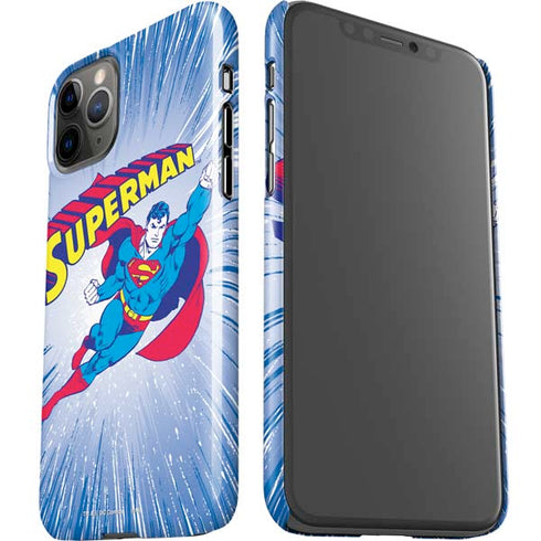 DC Comics Superman Vintage Action Pose iPhone 11 Pro Lite Case