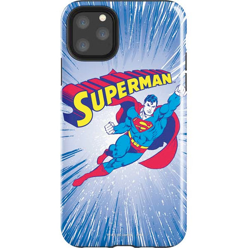 DC Comics Superman Vintage Action Pose iPhone 11 Pro Max Impact Case