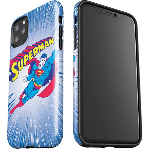 DC Comics Superman Vintage Action Pose iPhone 11 Pro Max Impact Case