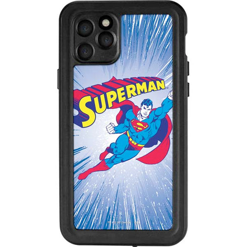 DC Comics Superman Vintage Action Pose iPhone 11 Pro Waterproof Case