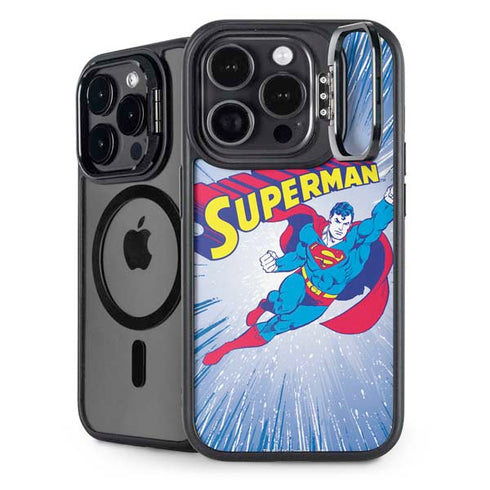 DC Comics Superman Vintage Action Pose iPhone 13 Pro Kickstand Case