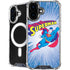 DC Comics Superman Vintage Action Pose iPhone 16 Plus MagSafe Case