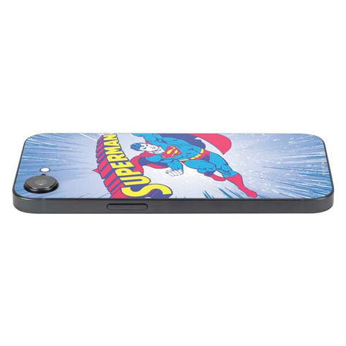 DC Comics Superman Vintage Action Pose iPhone 16e Skin