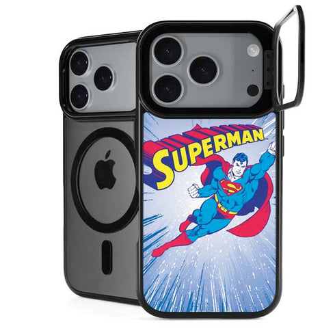 DC Comics Superman Vintage Action Pose iPhone 18 Pro Max Kickstand Case