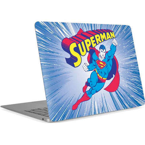 DC Comics Superman Vintage Action Pose Apple MacBook Air Skin