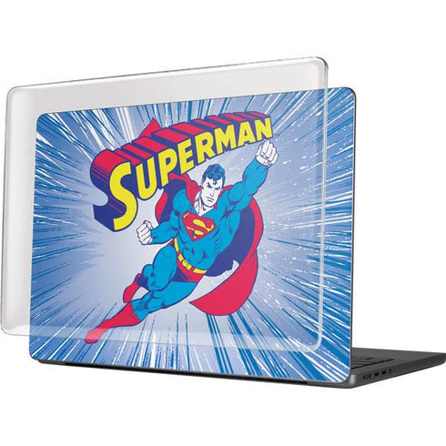 DC Comics Superman Vintage Action Pose MacBook Pro 14in (2021-24) Case plus Skin