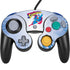 DC Comics Superman Vintage Action Pose Nintendo GameCube Controller Skin