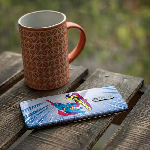 DC Comics Superman Vintage Action Pose OnePlus 7 Pro Skin