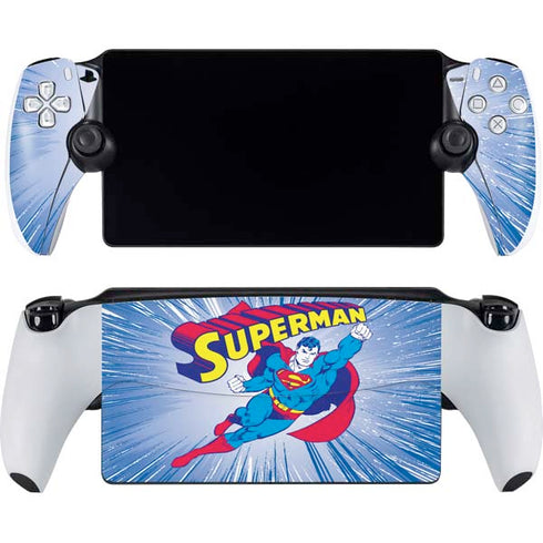 DC Comics Superman Vintage Action Pose PlayStation Portal Remote Player Skin