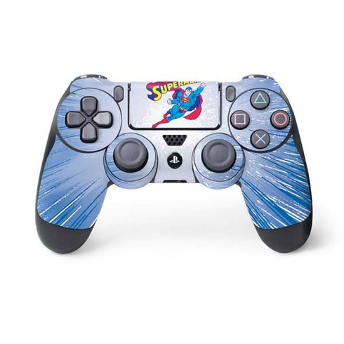 DC Comics Superman Vintage Action Pose PS4 Controller Skin