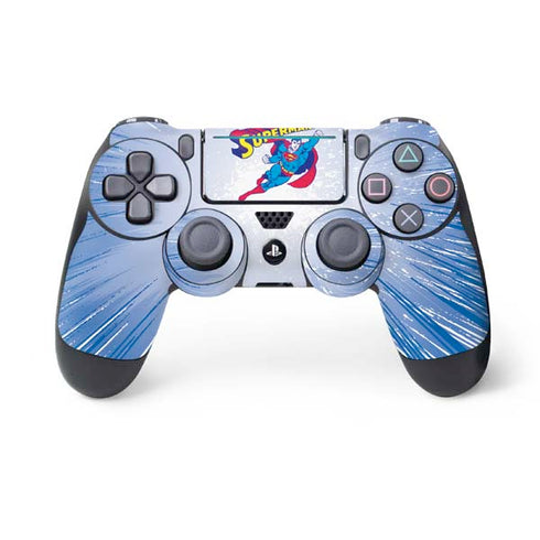 DC Comics Superman Vintage Action Pose PS4 Pro/Slim Controller Skin