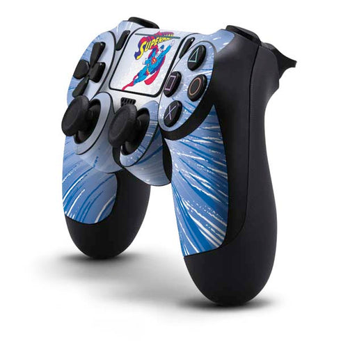 DC Comics Superman Vintage Action Pose PS4 Pro/Slim Controller Skin