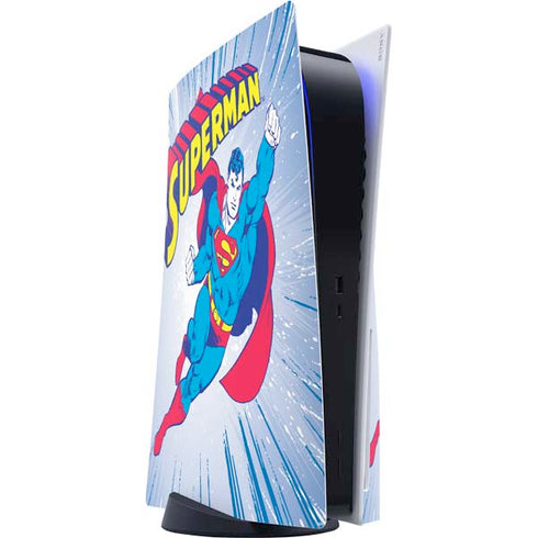 DC Comics Superman Vintage Action Pose PlayStation PS5 Skins