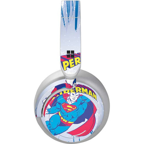 DC Comics Superman Vintage Action Pose Surface Headphones Skin