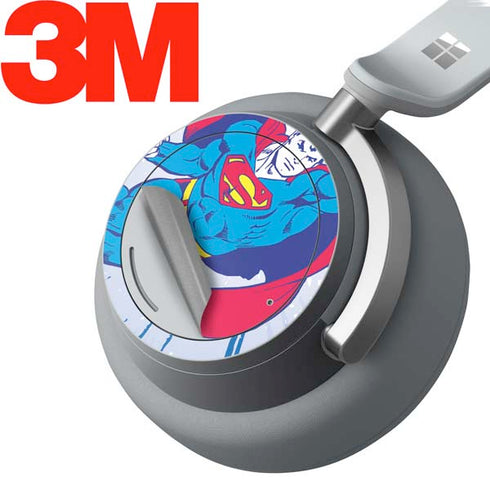 DC Comics Superman Vintage Action Pose Surface Headphones Skin