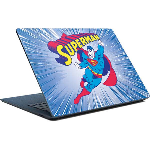 DC Comics Superman Vintage Action Pose Surface Laptop Skin